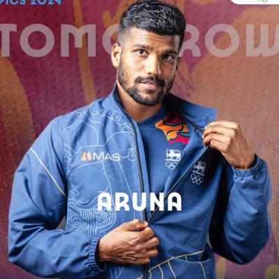 අරුණ අද ඔලිම්පික් තරග බිමට