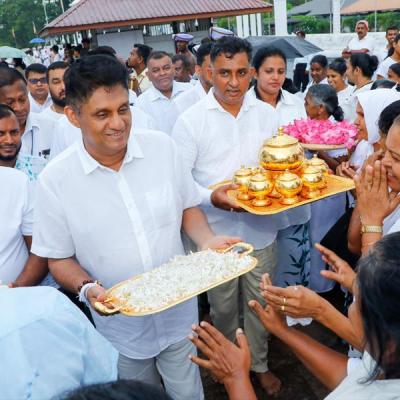 අපිට තියෙන එකම අභියෝගය ජනතාව සුඛිත මුදිත කිරීමයි – සජිත්