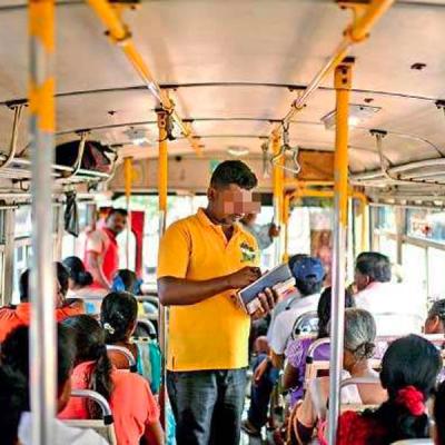 බස් ගාස්තු රුපියල් දෙකකින් පහළට