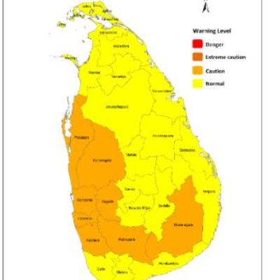 උණුසුම් කාලගුණයක් : අවවාදාත්මක නිවේදනය මෙන්න