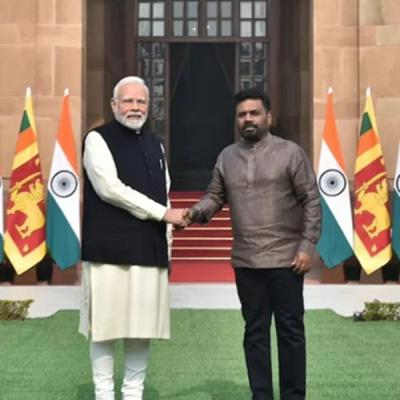 ඉන්දීය අගමැති මෝදි තෙදින නිල සංචාරයක් සඳහා අද දිවයිනට