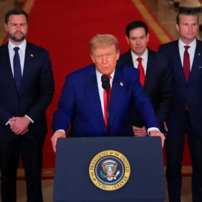 ඉරාන න්‍යෂ්ටික බලාගාර තුනකට ඇමරිකාවෙන් ප්‍රහාර : ට්‍රම්ප් ජාතිය අමතයි