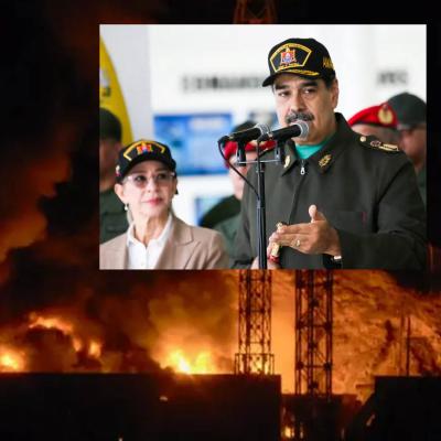 වෙනිසියුලානු ජනාධිපති සහ බිරිඳ අමෙරිකානු හමුදා භාරයට