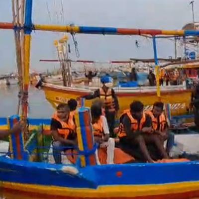 දකුණු මුහුදේ දී ඇල්ලූ යාත්‍රා තුළ රුපියල් මිලියන 4,500කට අධික මත්ද්‍රව්‍ය