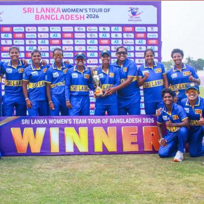 ශ්‍රී ලංකා කාන්තා ක්‍රිකට් කණ්ඩායමට එක්දින තරගාවලි ජයක්