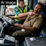 ආමාශය තුළ අයිස් ප්‍රවාහනය කළ අධිවේගී බස් රියදුරෙකු මරුට
