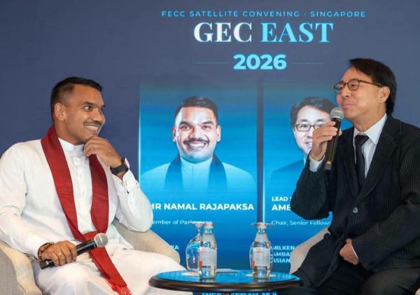 ‘ඉන්දියන් සාගර සියවසේ’ ප්‍රධාන කේන්ද්‍රස්ථානයක් බවට පත්වීමට ශ්‍රී ලංකාව පෙරමුණ ගත යුතුයි - නාමල්ගෙන් ඇරයුමක්