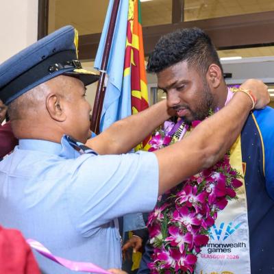 රන් පදක්කම් දිනූ රුමේෂ් තරංගට ගුවන් හමුදාවෙන් උසස්වීමක්