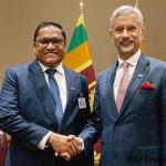 ඇමති විජිත ආයෙත් ඉන්දීය විදේශ කටයුතු ඇමති හමුවෙලා