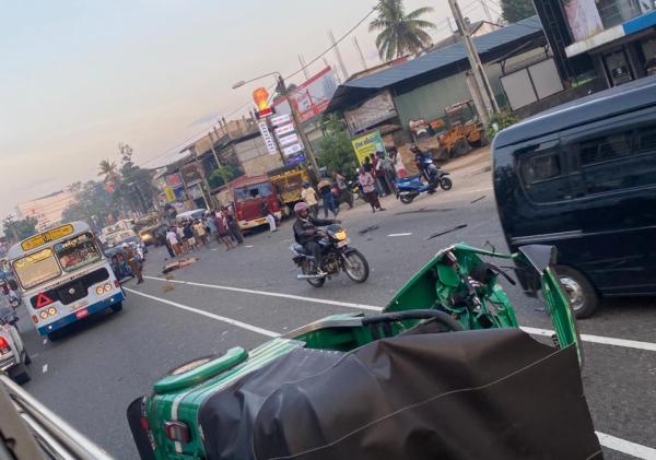 පන්නිපිටිය ආසන්නයේ මාරක අනතුරක් - අයෙක් මරුට